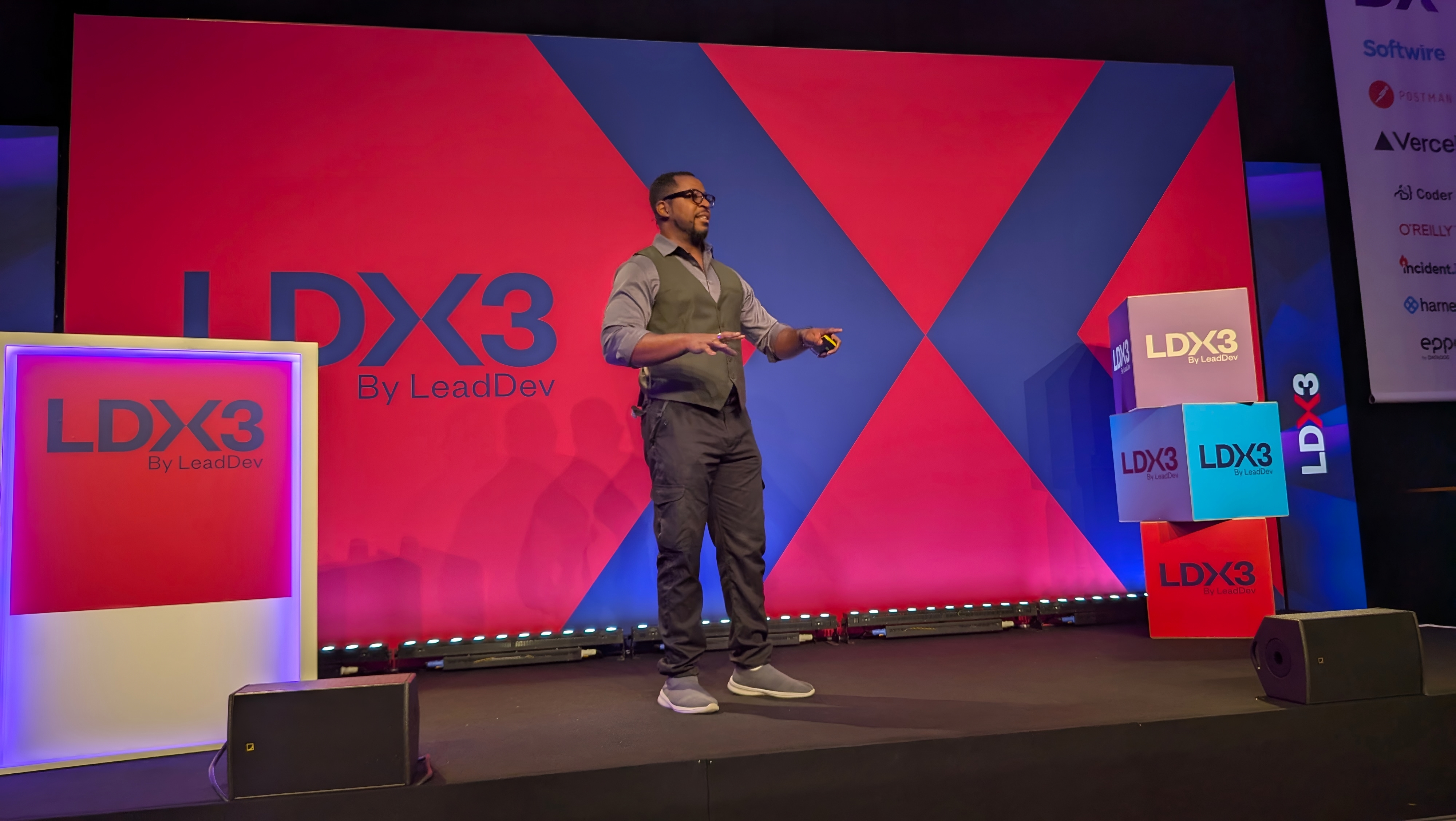 Ugo Anomelechi speaking at LDX3 by LeadDev